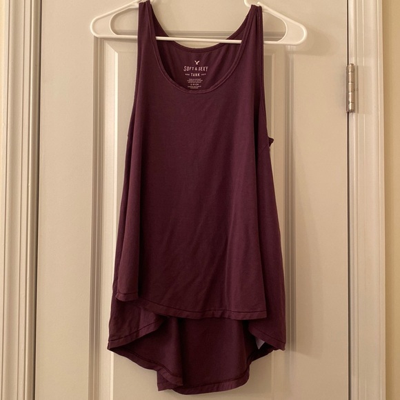 American Eagle purple soft & sexy tank top. Size S. - Picture 1 of 4